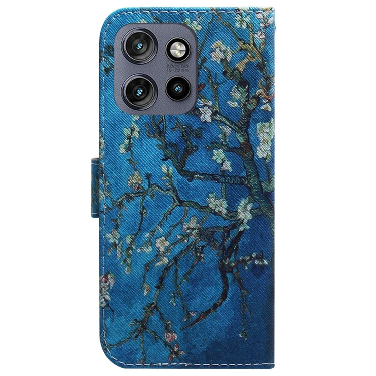 For Motorola Edge 50 Neo 5G Global Coloured Drawing Flip Leather Phone Case