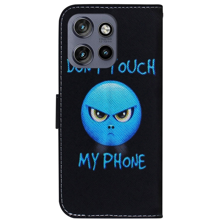 For Motorola Edge 50 Neo 5G Global Coloured Drawing Flip Leather Phone Case