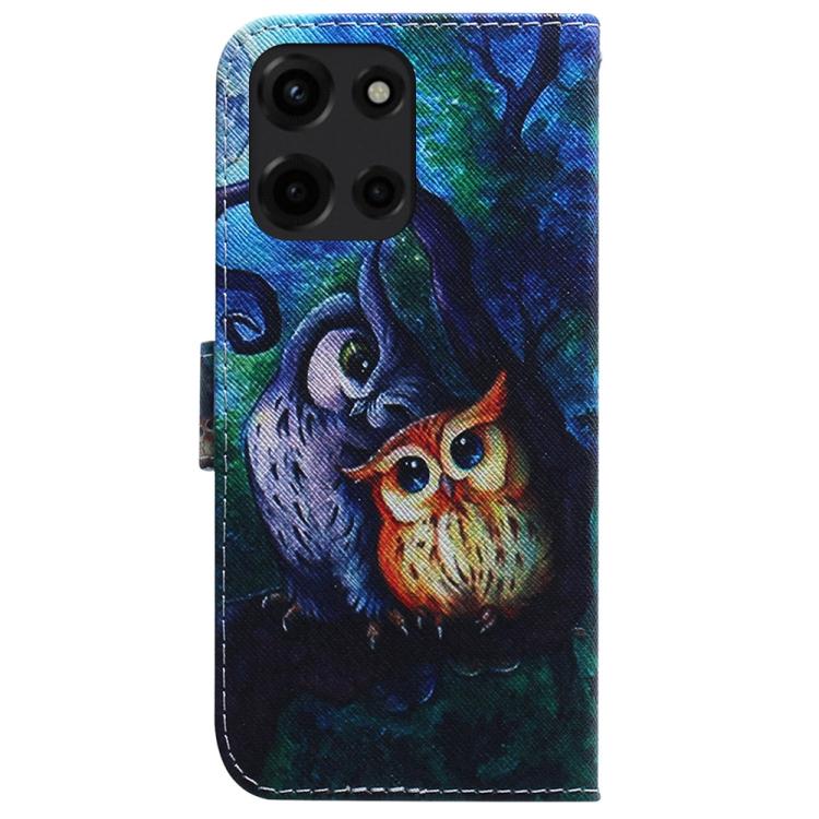 For Motorola Moto G 5G 2025 Coloured Drawing Flip Leather Phone Case