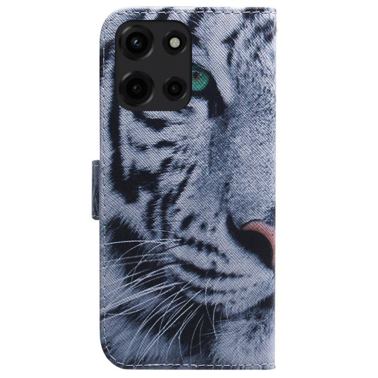 For Motorola Moto G 5G 2025 Coloured Drawing Flip Leather Phone Case