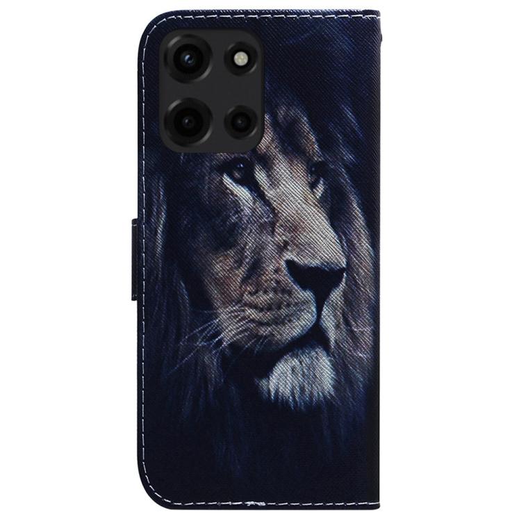 For Motorola Moto G 5G 2025 Coloured Drawing Flip Leather Phone Case