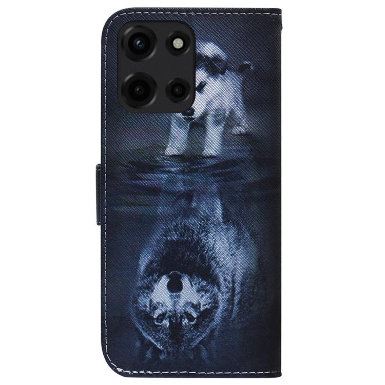 For Motorola Moto G 5G 2025 Coloured Drawing Flip Leather Phone Case