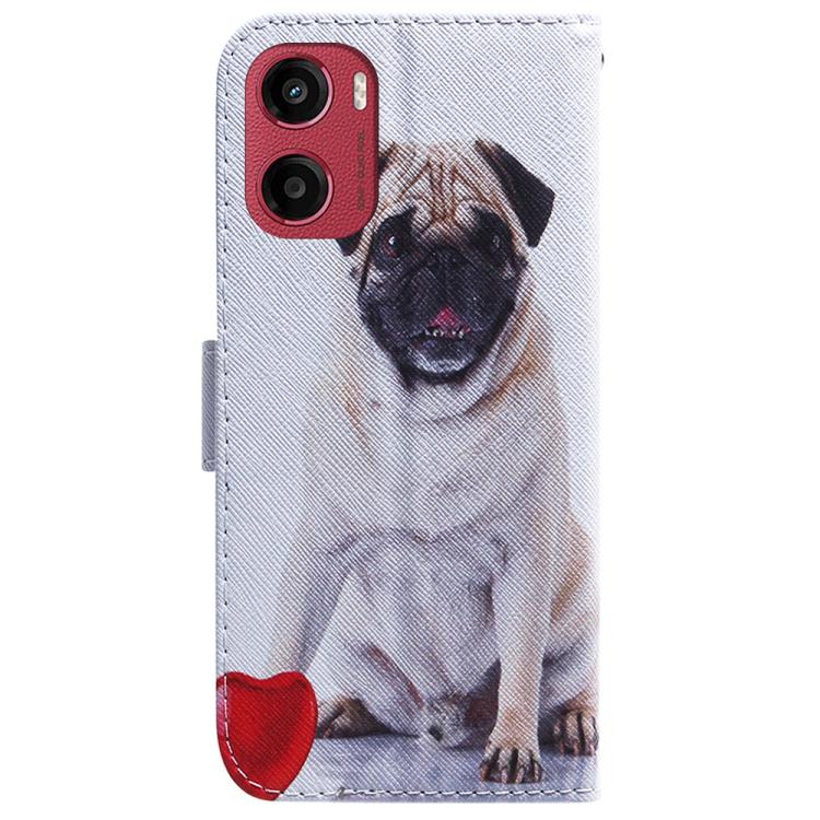 For Motorola Moto G05 / E15 Coloured Drawing Flip Leather Phone Case