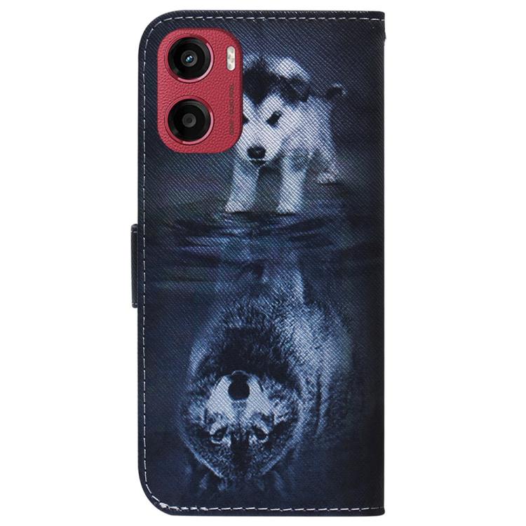 For Motorola Moto G05 / E15 Coloured Drawing Flip Leather Phone Case