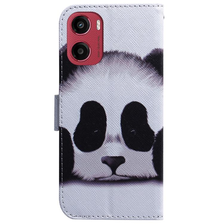 For Motorola Moto G05 / E15 Coloured Drawing Flip Leather Phone Case
