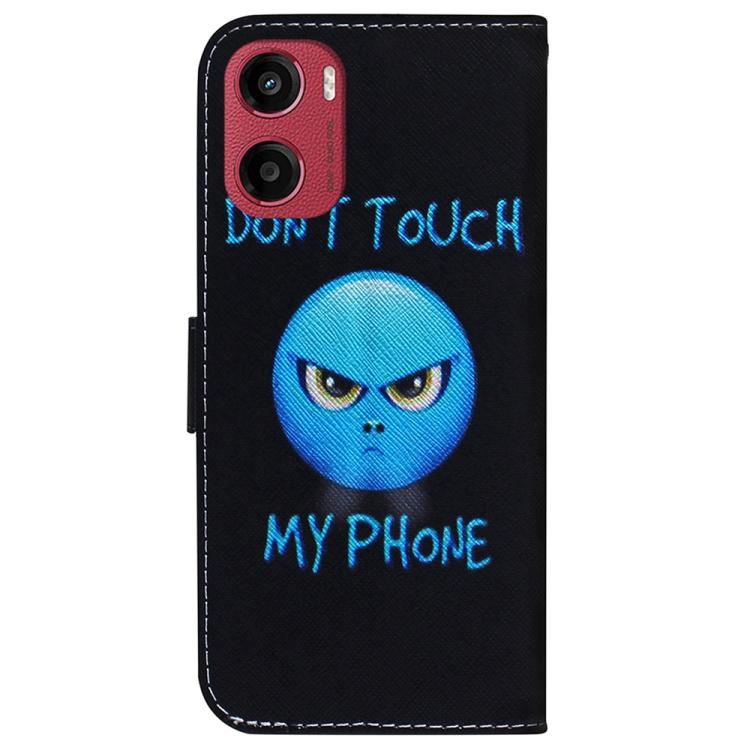 For Motorola Moto G05 / E15 Coloured Drawing Flip Leather Phone Case
