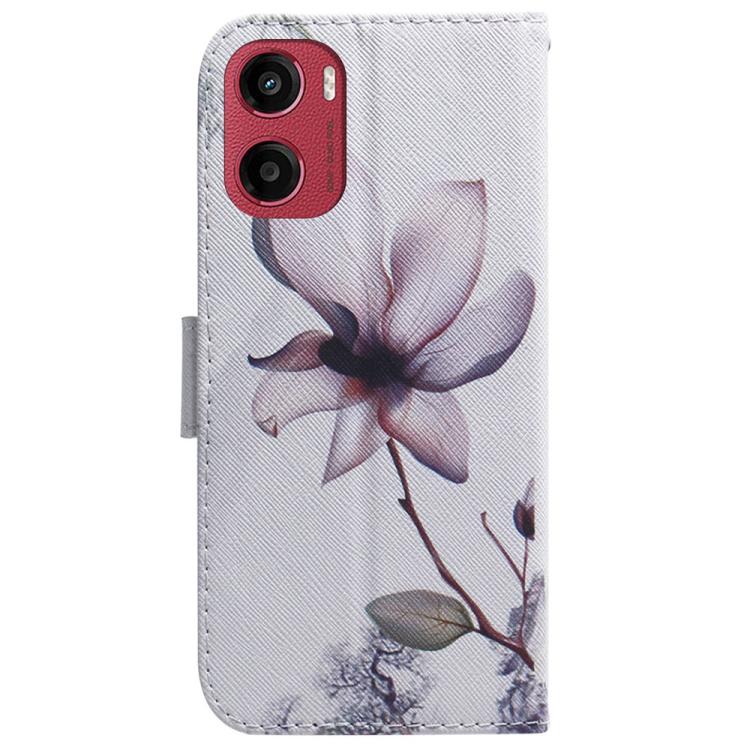 For Motorola Moto G05 / E15 Coloured Drawing Flip Leather Phone Case