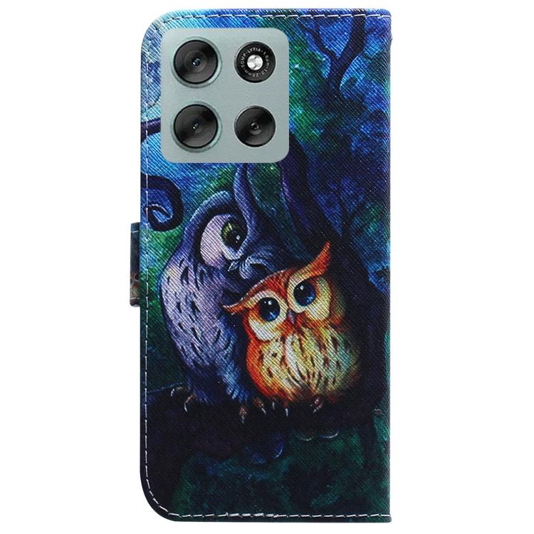 For Motorola Moto G56 5G / G66j 5G / G66y 5G Coloured Drawing Flip Leather Phone Case