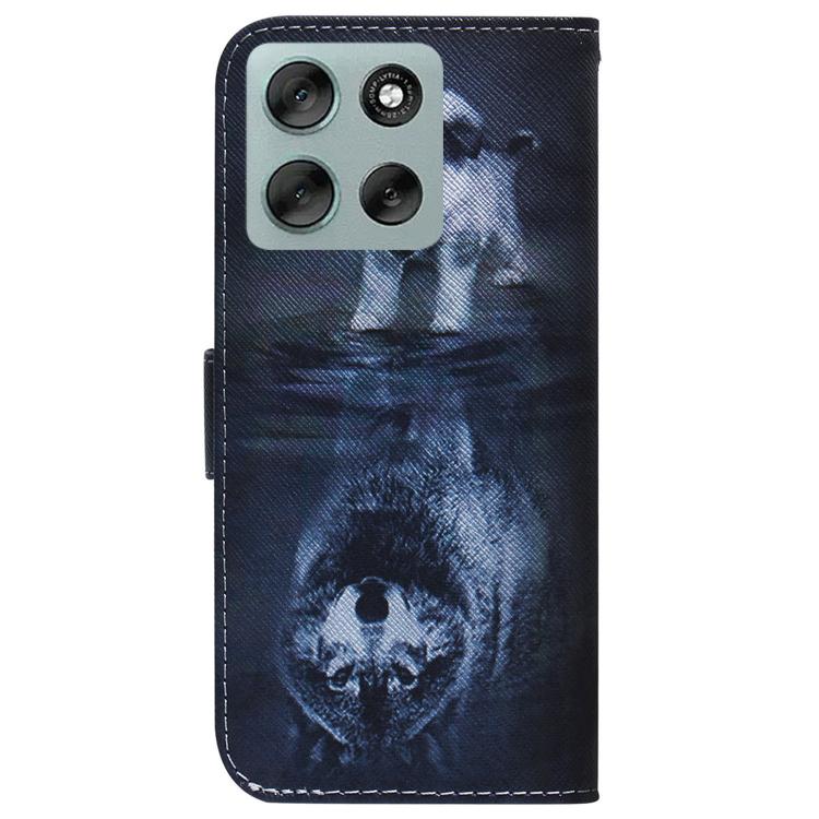 For Motorola Moto G56 5G / G66j 5G / G66y 5G Coloured Drawing Flip Leather Phone Case