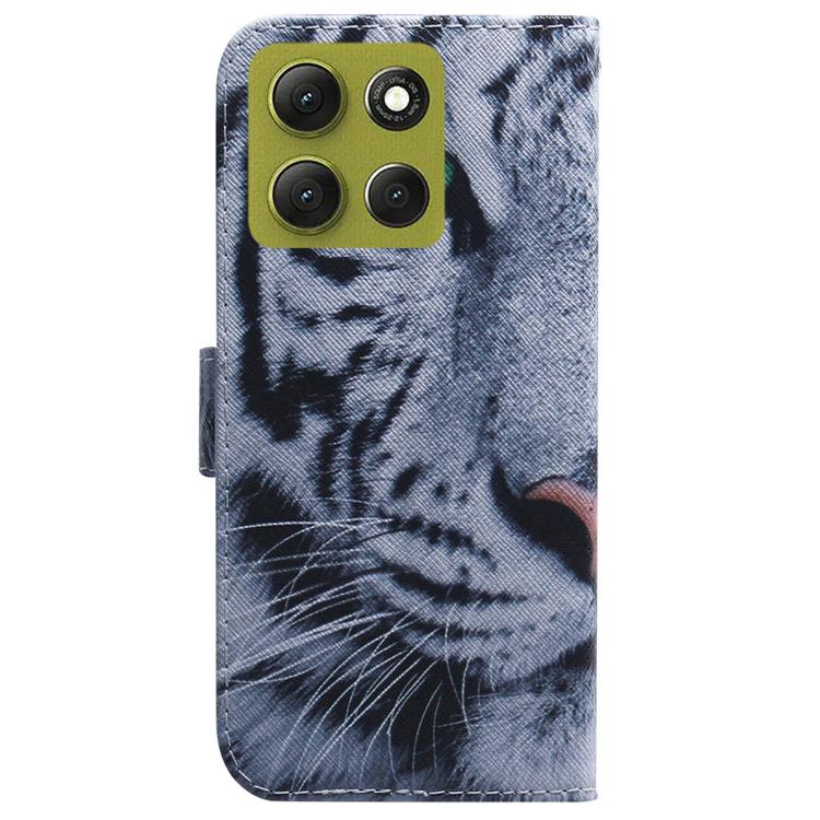 For Motorola Moto G86 5G Coloured Drawing Flip Leather Phone Case