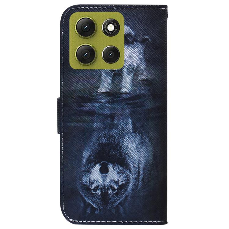 For Motorola Moto G86 5G Coloured Drawing Flip Leather Phone Case