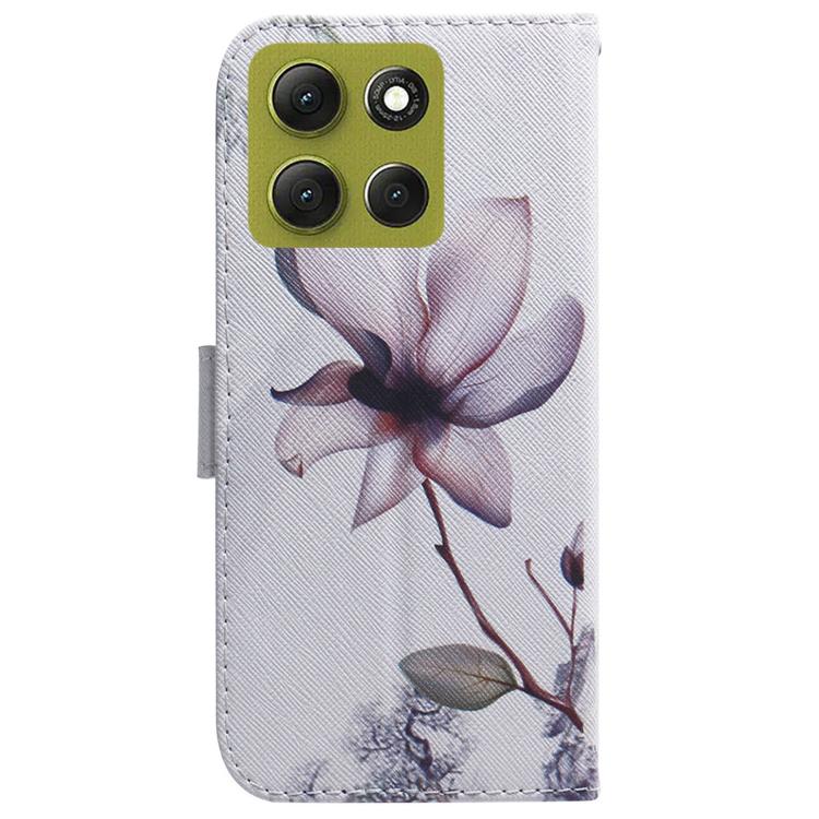 For Motorola Moto G86 5G Coloured Drawing Flip Leather Phone Case