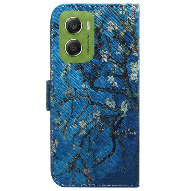 For Motorola Moto G06 4G Coloured Drawing Flip Leather Phone Case