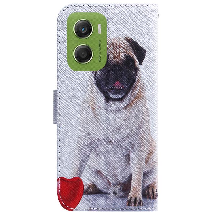 For Motorola Moto G06 4G Coloured Drawing Flip Leather Phone Case