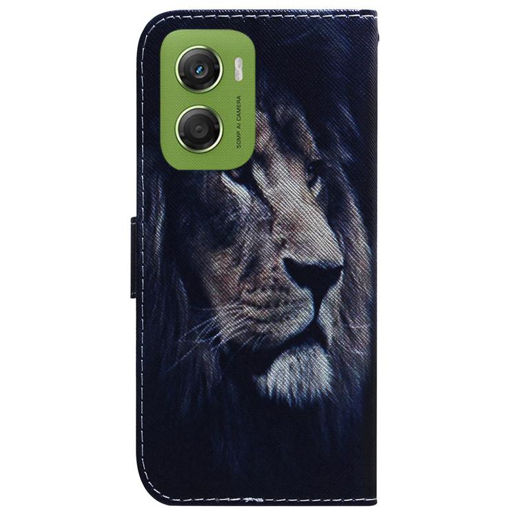 For Motorola Moto G06 4G Coloured Drawing Flip Leather Phone Case