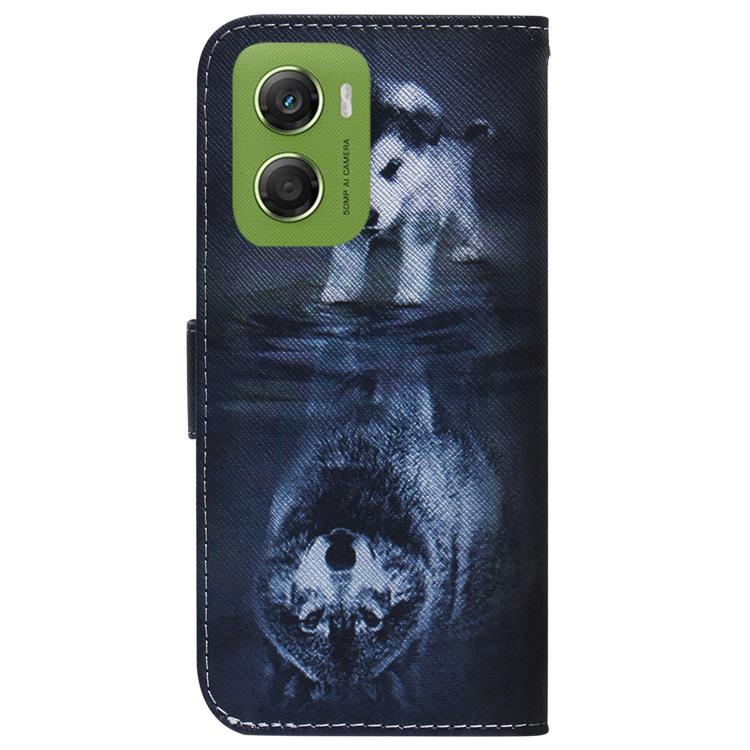 For Motorola Moto G06 4G Coloured Drawing Flip Leather Phone Case