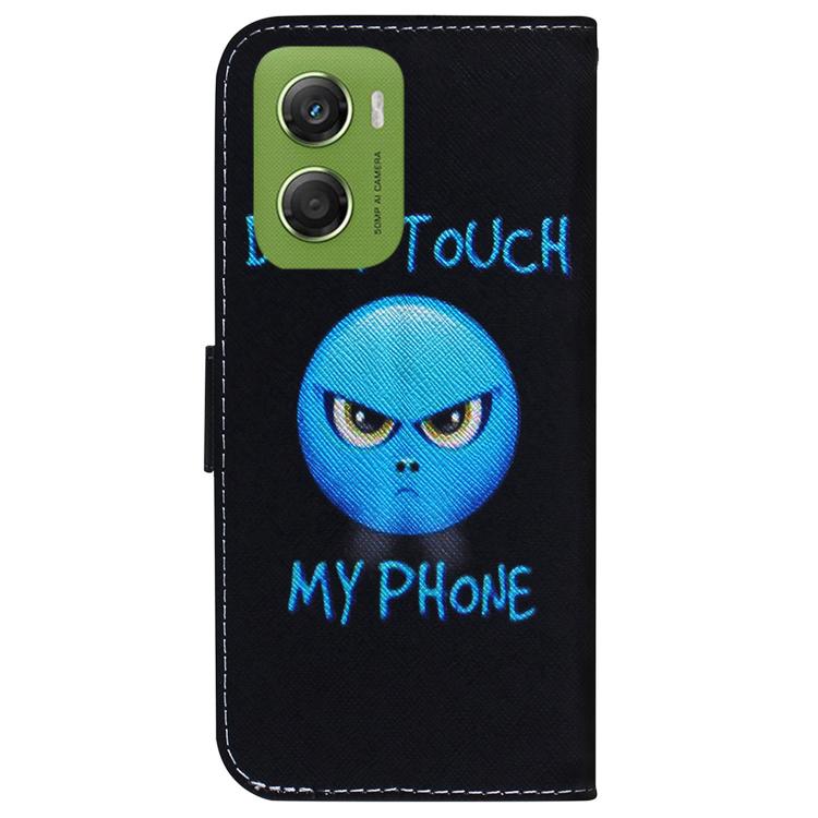 For Motorola Moto G06 4G Coloured Drawing Flip Leather Phone Case