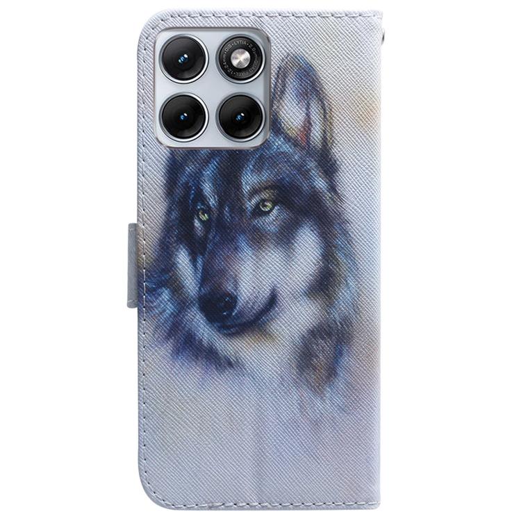 For Motorola Edge 70 Fusion 5G Coloured Drawing Flip Leather Phone Case