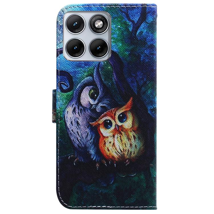 For Motorola Edge 70 Fusion 5G Coloured Drawing Flip Leather Phone Case