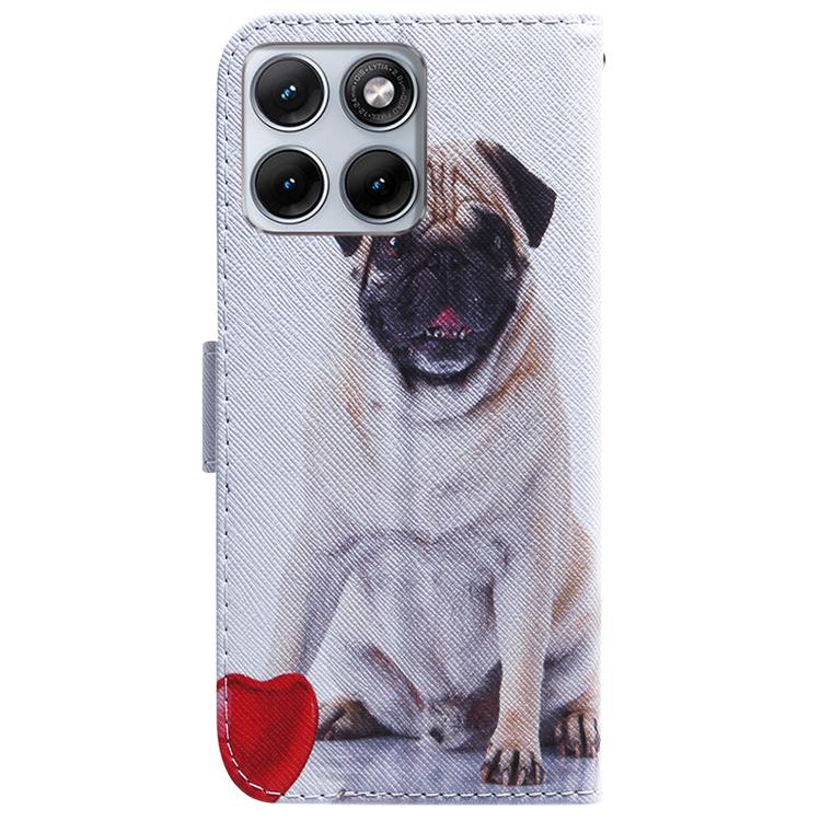 For Motorola Edge 70 Fusion 5G Coloured Drawing Flip Leather Phone Case