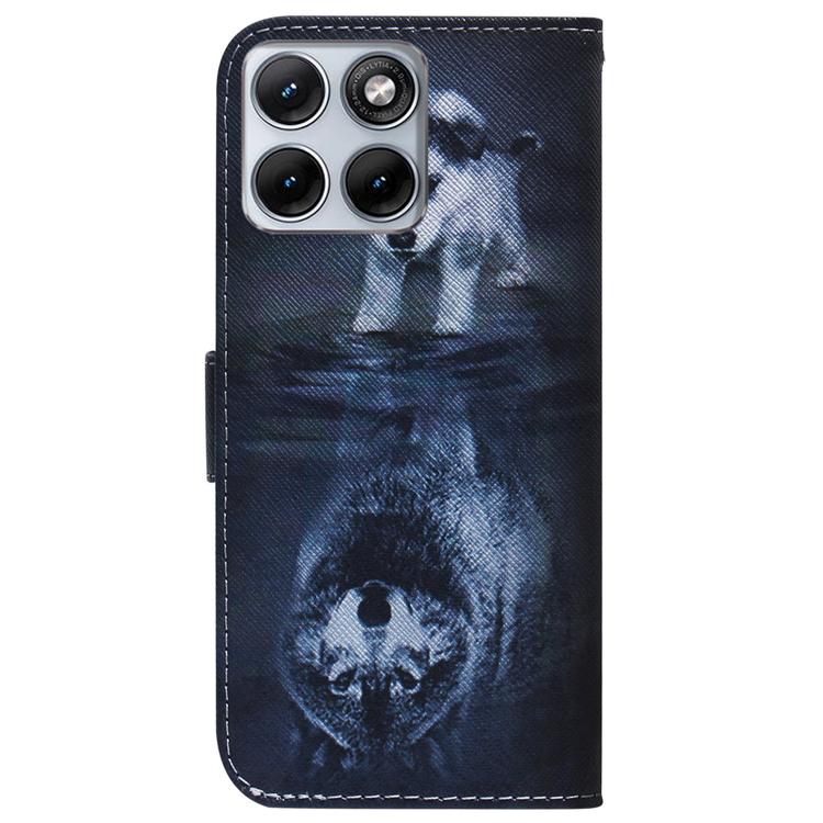 For Motorola Edge 70 Fusion 5G Coloured Drawing Flip Leather Phone Case