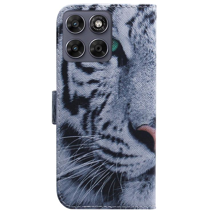 For Motorola Moto G67 5G / Moto G77 5G Coloured Drawing Flip Leather Phone Case