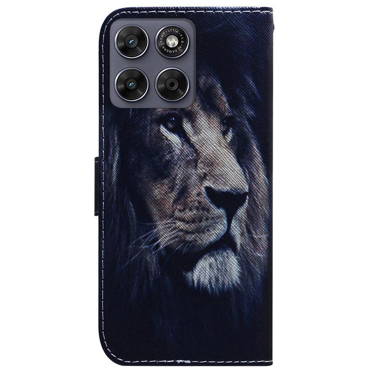 For Motorola Moto G67 5G / Moto G77 5G Coloured Drawing Flip Leather Phone Case