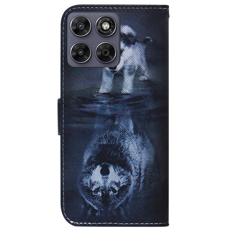 For Motorola Moto G67 5G / Moto G77 5G Coloured Drawing Flip Leather Phone Case