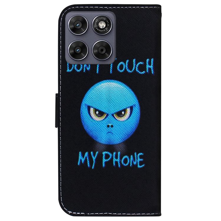 For Motorola Moto G67 5G / Moto G77 5G Coloured Drawing Flip Leather Phone Case