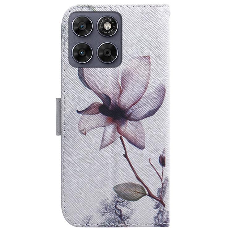 For Motorola Moto G67 5G / Moto G77 5G Coloured Drawing Flip Leather Phone Case