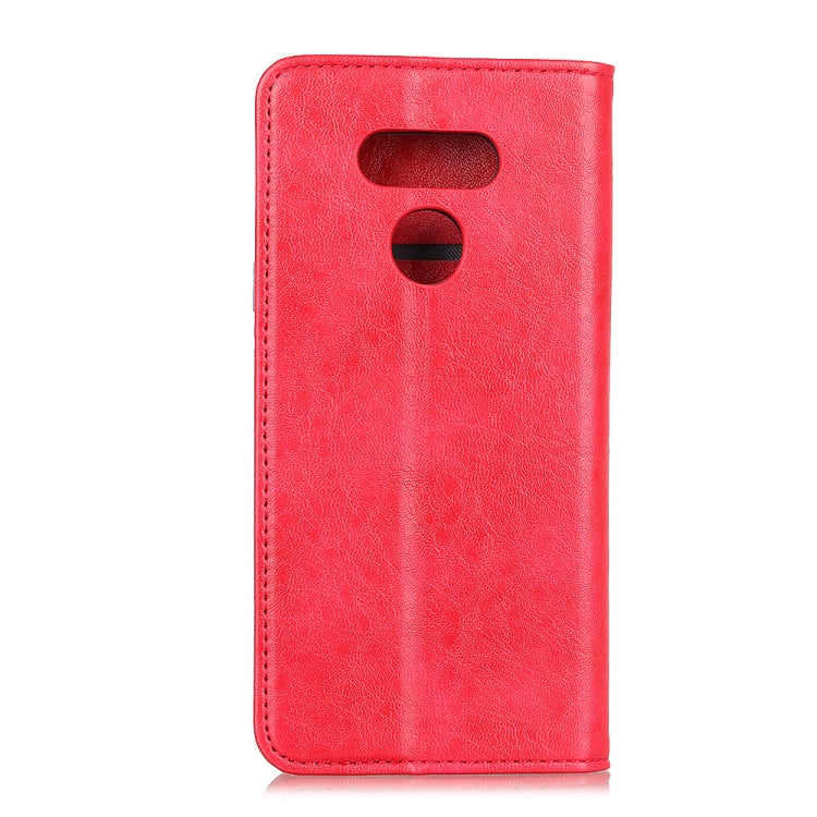 For LG Harmony 4 Magnetic Crazy Horse Texture Horizontal Flip Leather Case with Holder & Card Slots & Wallet