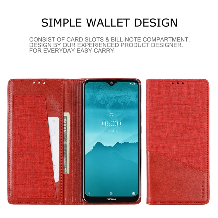 For Nokia 6.2 MUXMA MX109 Horizontal Flip Leather Case with Holder & Card Slot & Wallet