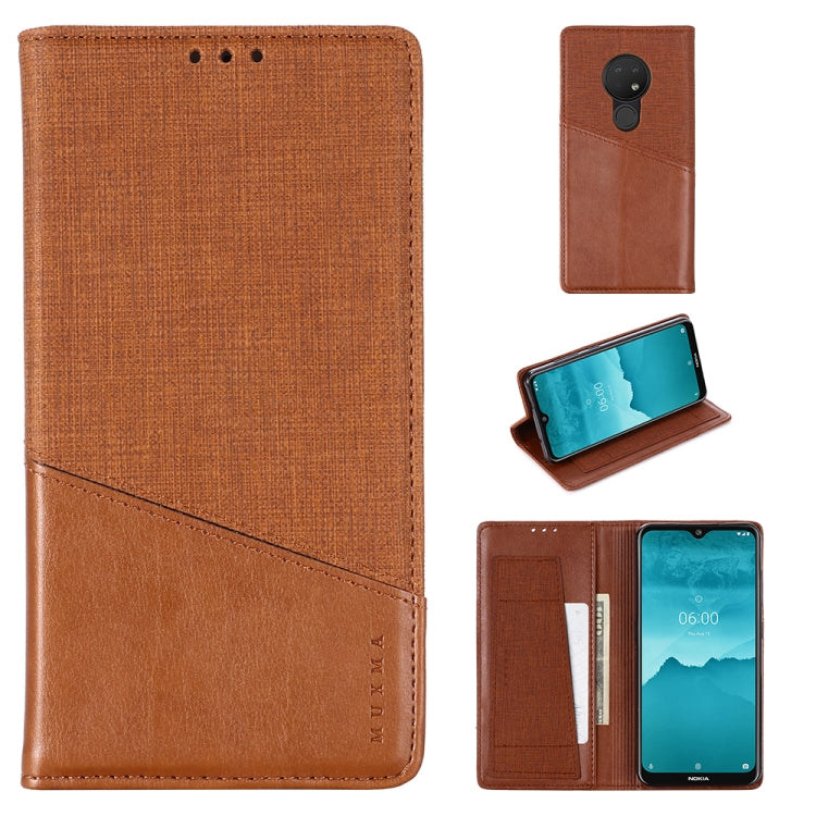 For Nokia 6.2 MUXMA MX109 Horizontal Flip Leather Case with Holder & Card Slot & Wallet