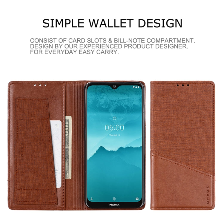 For Nokia 6.2 MUXMA MX109 Horizontal Flip Leather Case with Holder & Card Slot & Wallet