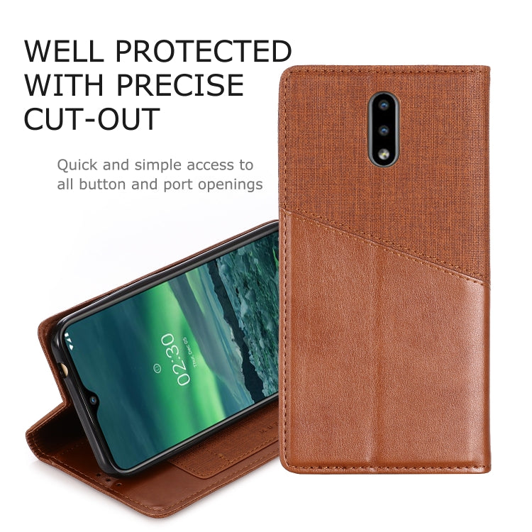 For Nokia 2.3 MUXMA MX109 Horizontal Flip Leather Case with Holder & Card Slot & Wallet