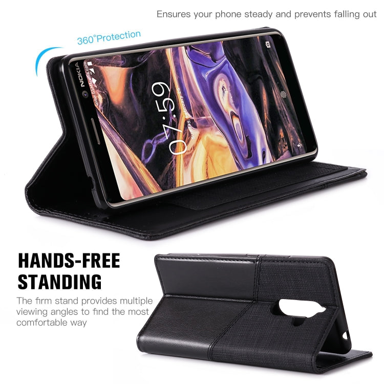 For Nokia 7 Plus MUXMA MX109 Horizontal Flip Leather Case with Holder & Card Slot & Wallet