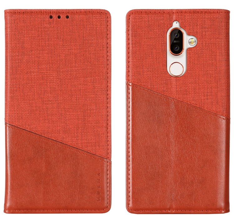 For Nokia 7 Plus MUXMA MX109 Horizontal Flip Leather Case with Holder & Card Slot & Wallet