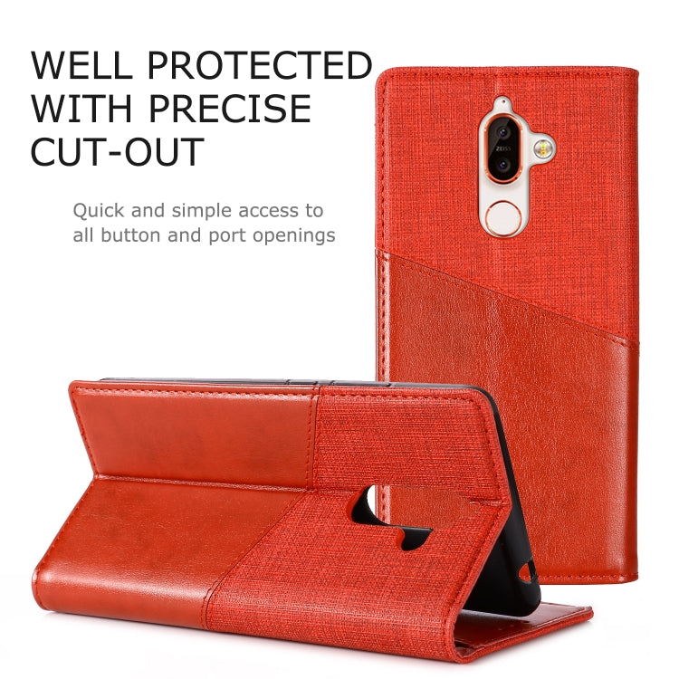 For Nokia 7 Plus MUXMA MX109 Horizontal Flip Leather Case with Holder & Card Slot & Wallet