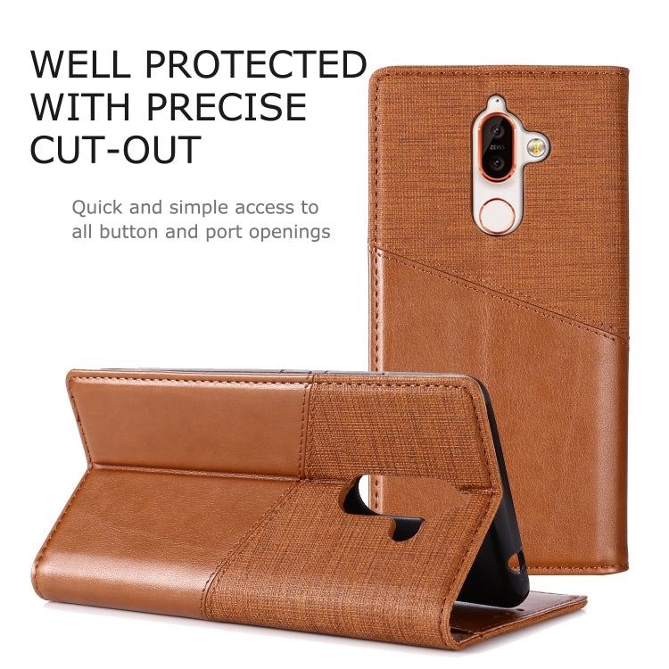For Nokia 7 Plus MUXMA MX109 Horizontal Flip Leather Case with Holder & Card Slot & Wallet