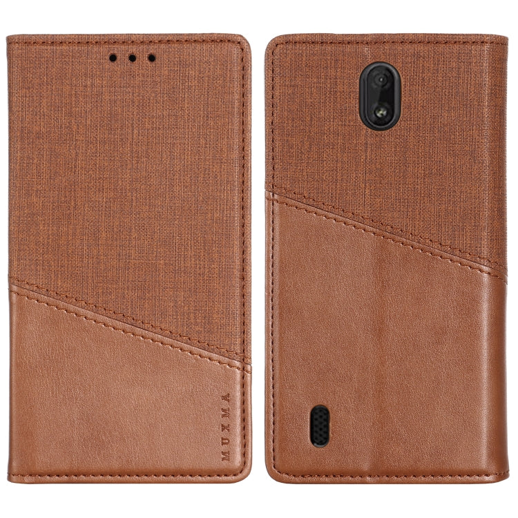 For Nokia C1 MUXMA MX109 Horizontal Flip Leather Case with Holder & Card Slot & Wallet