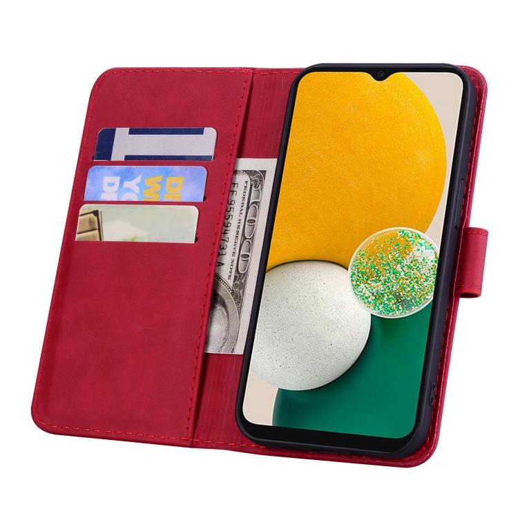 For Samsung Galaxy A37 5G Mandala Embossed Dual-Fold Calf Leather Phone Case