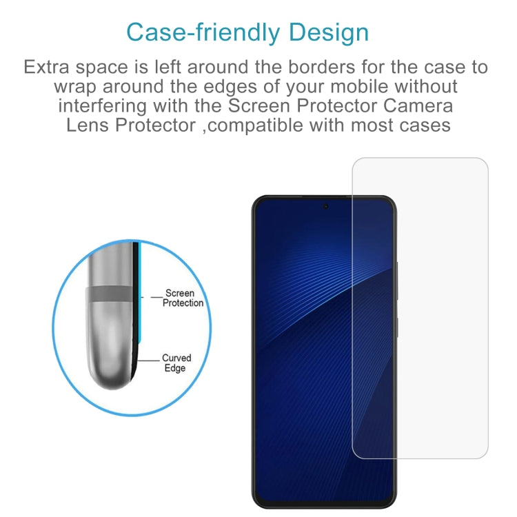 For ZTE Axon A41 5G 10pcs 0.26mm 9H 2.5D Tempered Glass Film