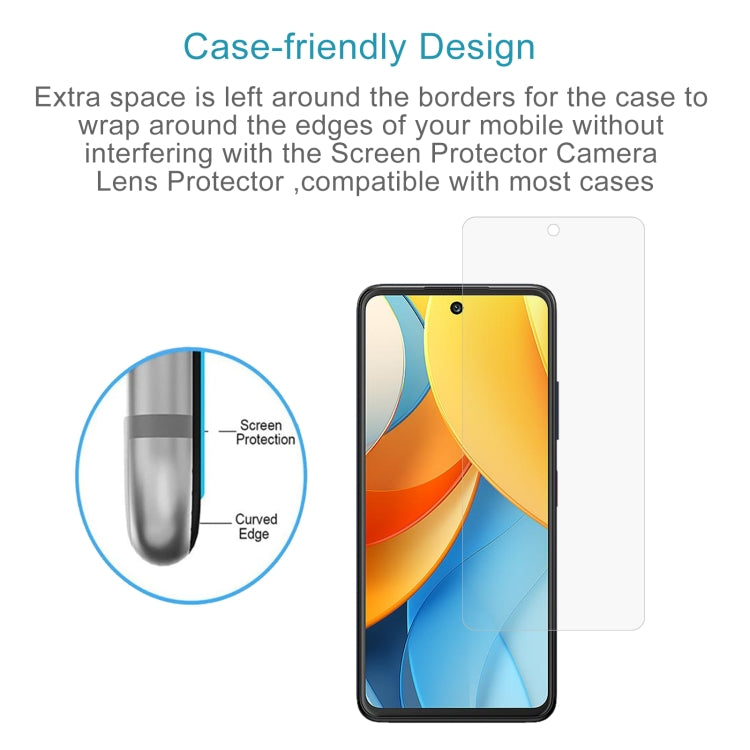 For ZTE Axon 60 Lite 10pcs 0.26mm 9H 2.5D Tempered Glass Film