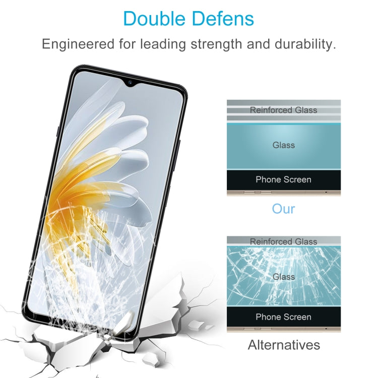 For ZTE Voyage 3D 10pcs 0.26mm 9H 2.5D Tempered Glass Film