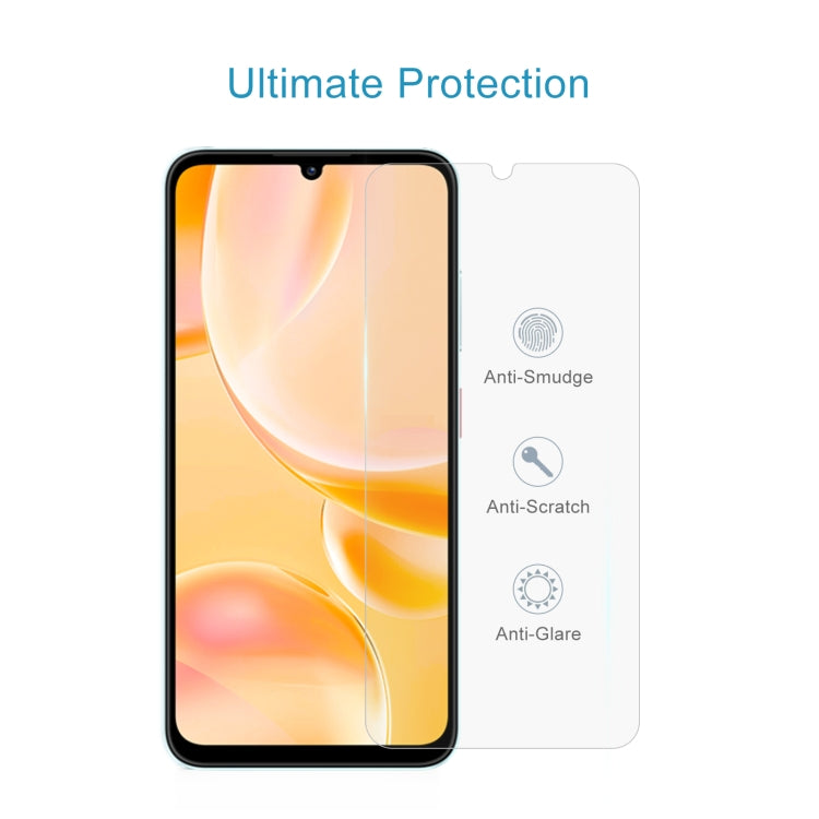 For ZTE Blade A55 10pcs 0.26mm 9H 2.5D Tempered Glass Film