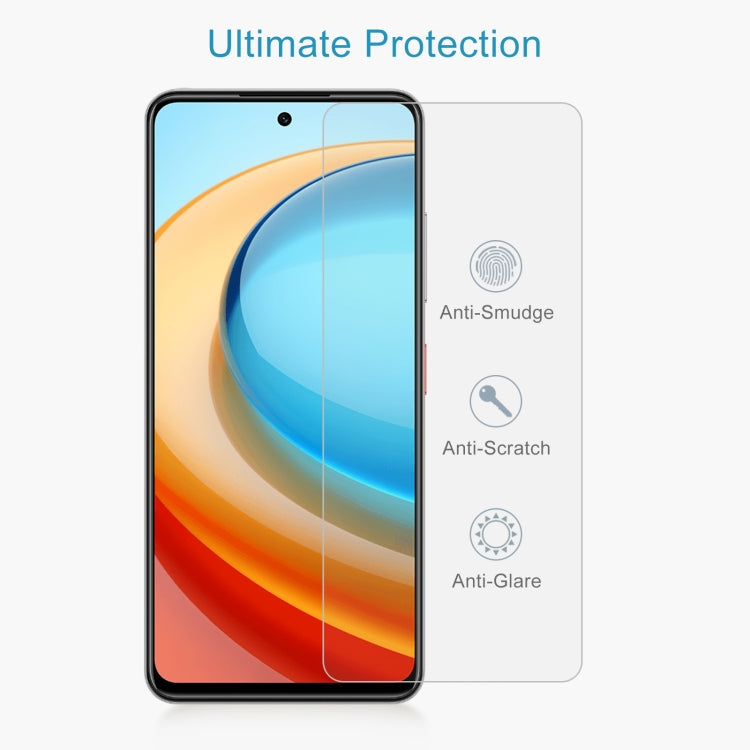 For ZTE Blade A75 5G 10pcs 0.26mm 9H 2.5D Tempered Glass Film