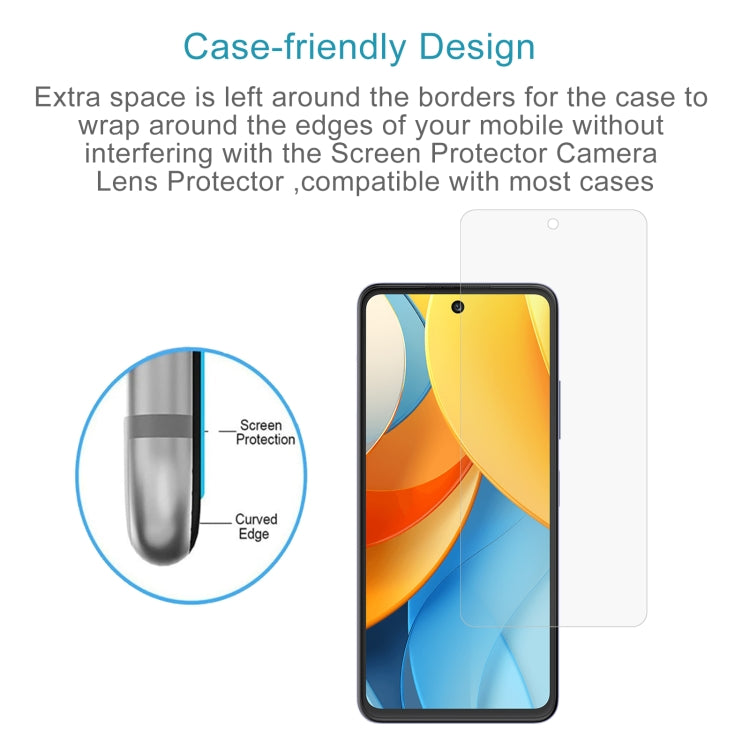 For ZTE Blade V60 Design 10pcs 0.26mm 9H 2.5D Tempered Glass Film