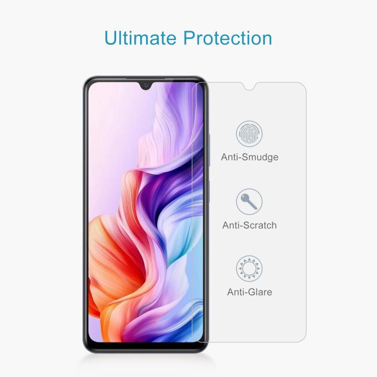 For ZTE Blade V70 Max 10pcs 0.26mm 9H 2.5D Tempered Glass Film
