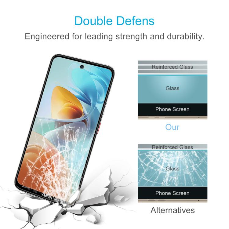 For ZTE nubia Music 2 10pcs 0.26mm 9H 2.5D Tempered Glass Film