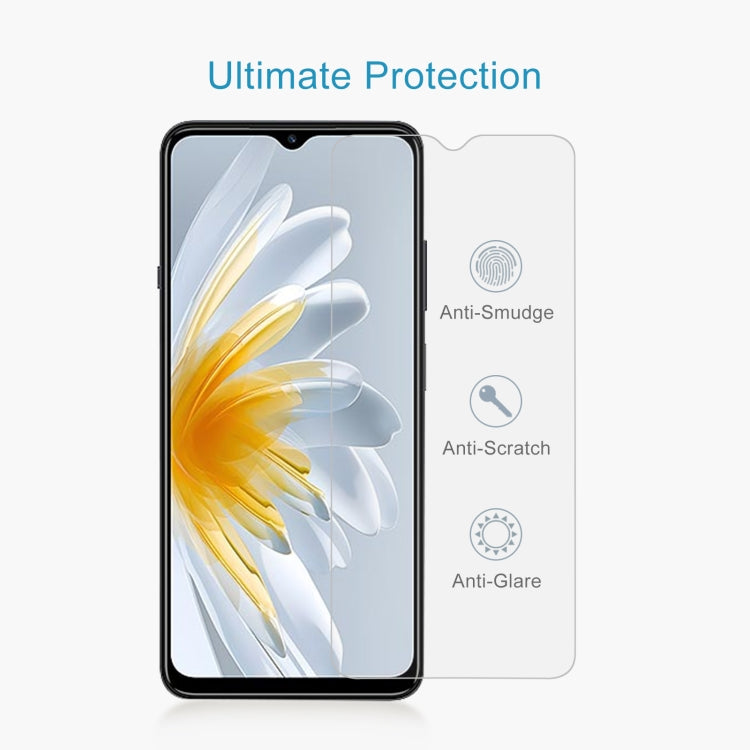 For ZTE Voyage 3D 50pcs 0.26mm 9H 2.5D Tempered Glass Film